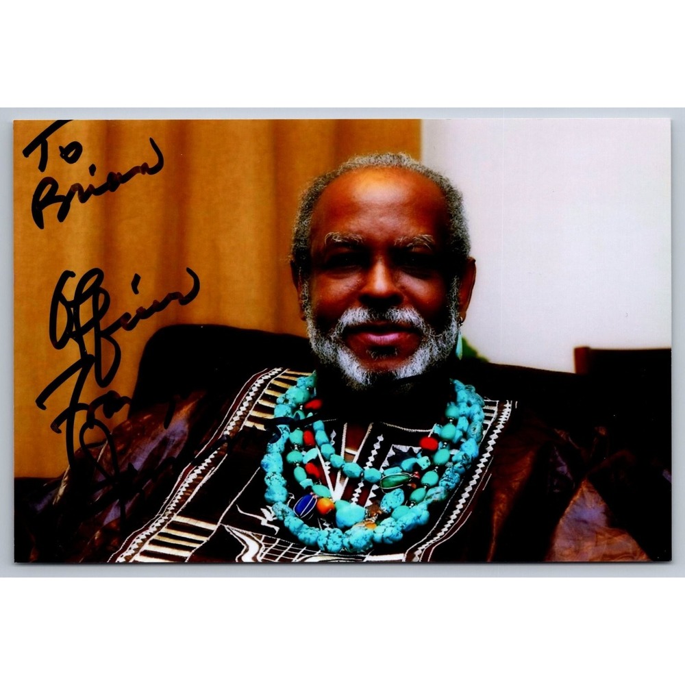 Francois Clemmons Autographed Photo Signed Officer Clemmons Mister Rogers 4x6